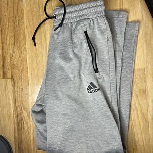 Adidas Gray Sweatpants Comfortable Athletic Joggers